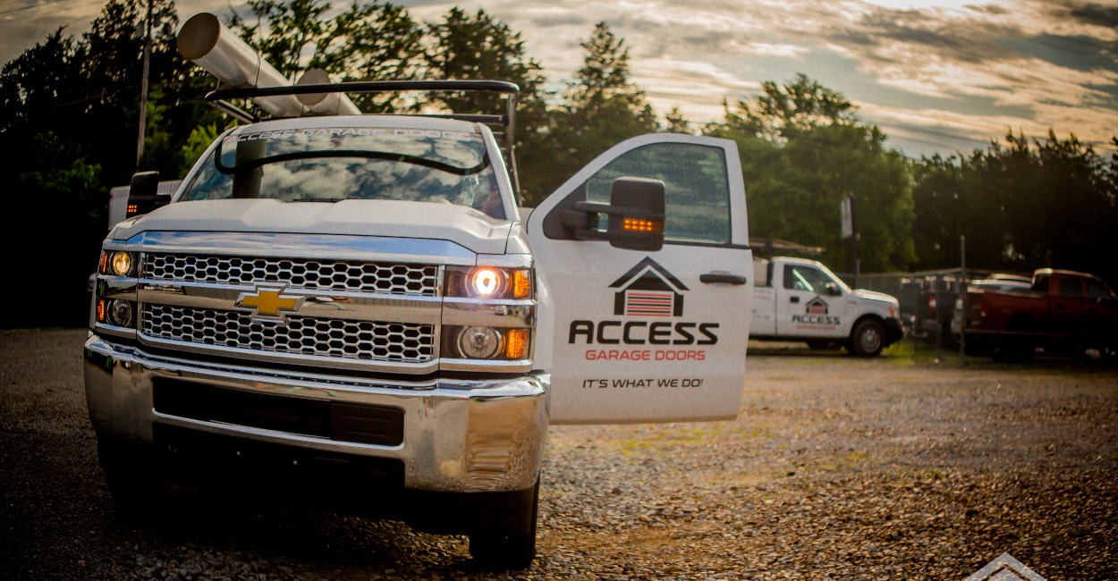 Sumrall garage door truck