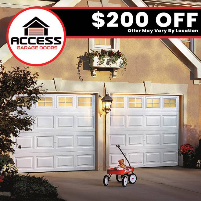 $200 off coupon for Access Garage Doors