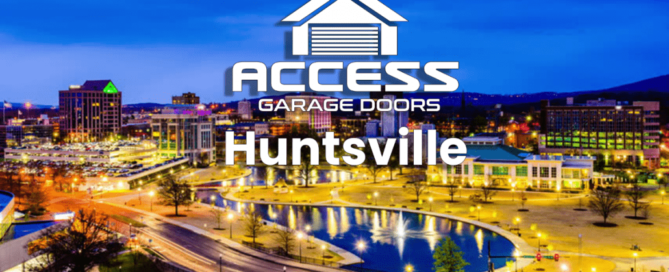 Huntsville new garage door location