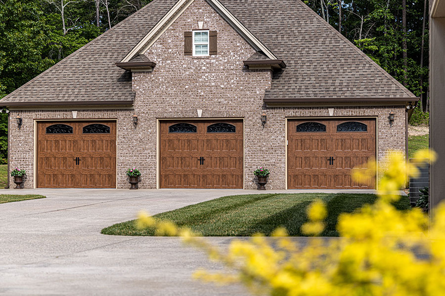 Custom residential garage door