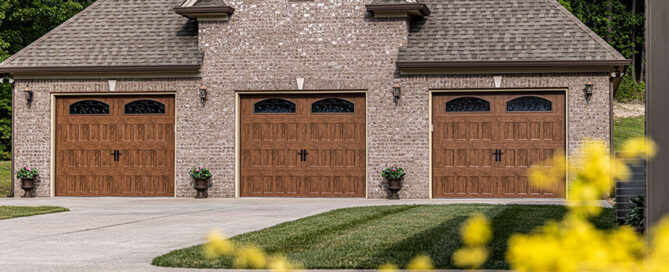 Custom residential garage door