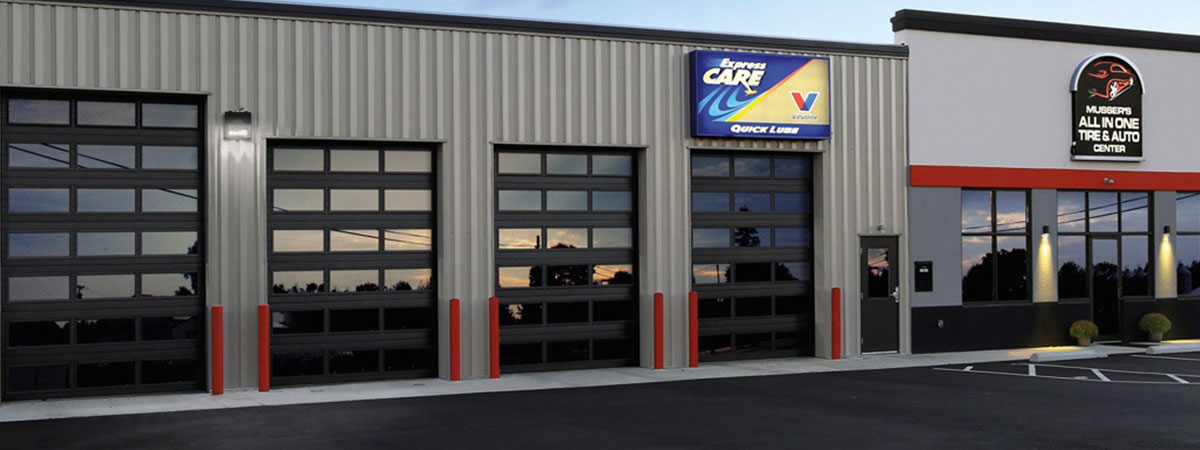 Garage doors for local business