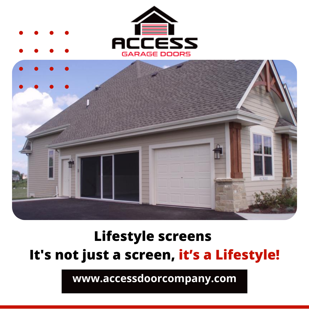 Lifestyle Screen Access Advantage Access Garage Doors