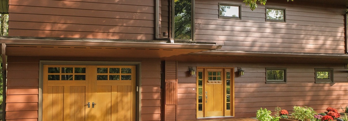 Garage Door Installation Tips for Wood or Dark Colored Home