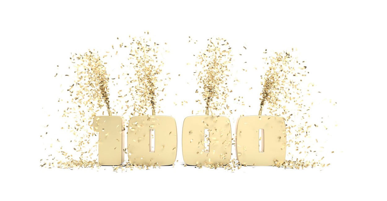 Our Garage Door Specialists Just Hit 1,000 Reviews on Google!